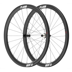 Juego de ruedas de bicicleta de carretera ultraligero 1115g 700C 45x28mm con freno de disco Carbono Tubeless